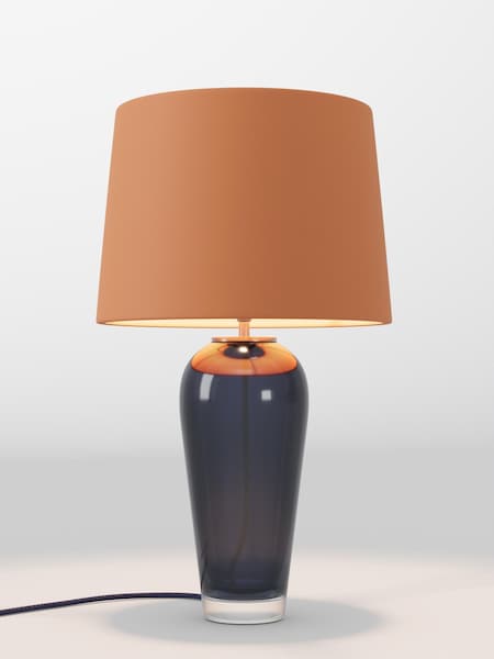 Orange Velvet Lamp Shade (AR4085_F68896) | £75