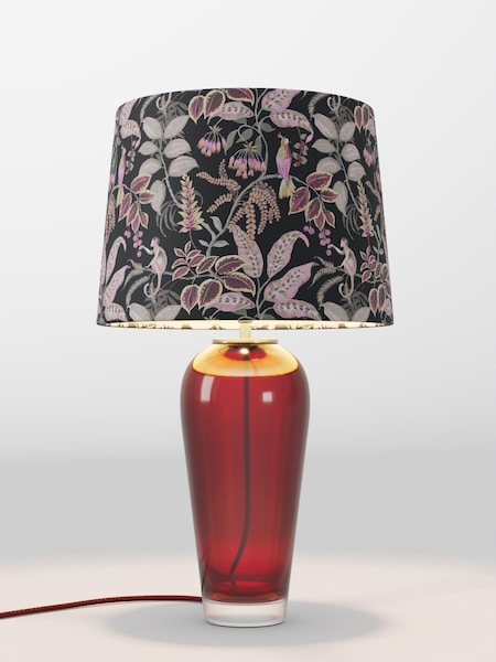 Black Floral Velvet Lamp Shade (AR4086_F20721) | £75