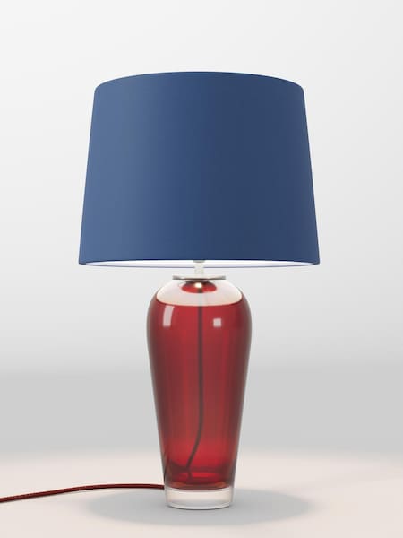 Navy Blue Plain Lamp Shade (AR4086_F68868) | £75