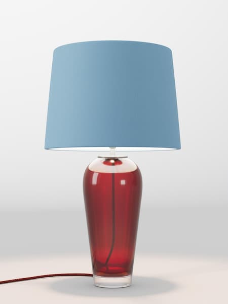 Blue Plain Lamp Shade (AR4086_F68876) | £75
