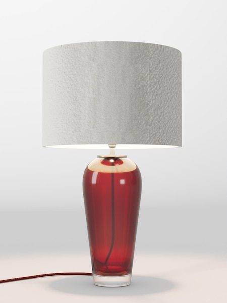 Natural Boucle Lamp Shade (AR4086_F68881) | £75