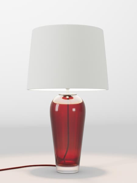 Mid Natural Velvet Lamp Shade (AR4086_F68888) | £75