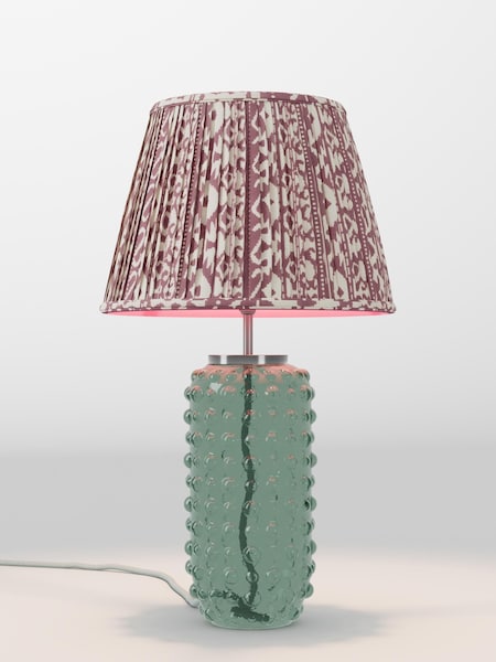 Berry Red Geo Pleated Lamp Shade (AR4087_AR8423) | £52