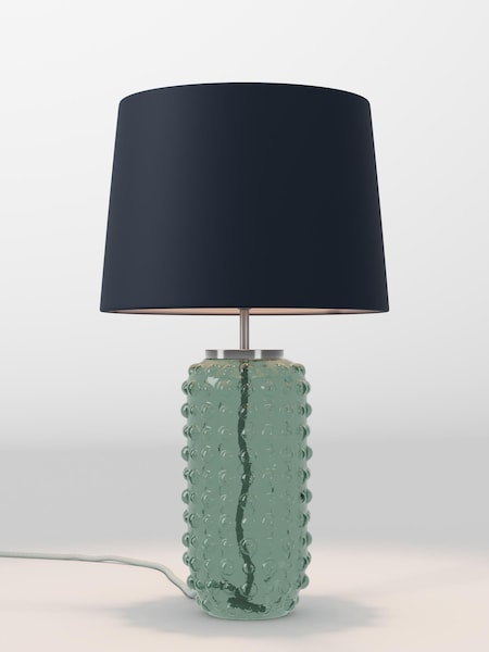 Navy Blue Velvet Lamp Shade (AR4087_F68891) | £52