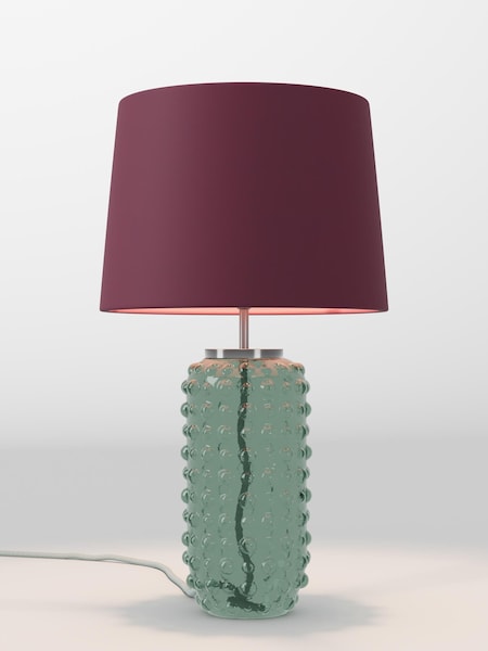 Cranberry Red Velvet Lamp Shade (AR4087_F68893) | £52