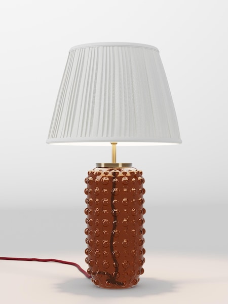 Ivory White Pleated Lamp Shade (AR4088_AR8407) | £52