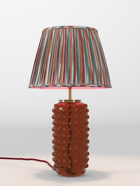 Red Stripes Pleated Lamp Shade (AR4088_AR8421) | £52