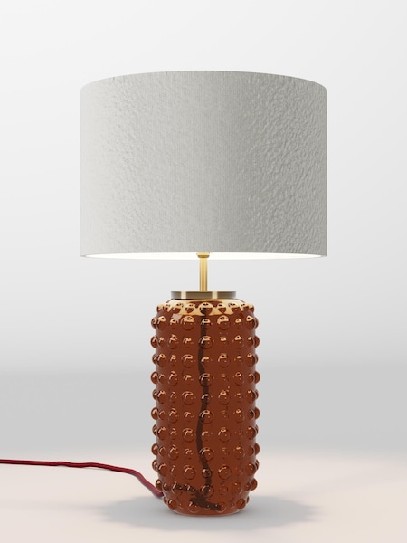 Natural Boucle Lamp Shade (AR4088_F68881) | £52