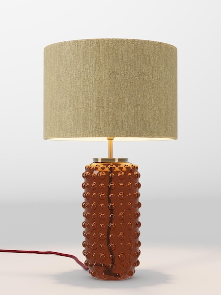 Ochre Yellow Tweedy Lamp Shade (AR4088_F68885) | £52