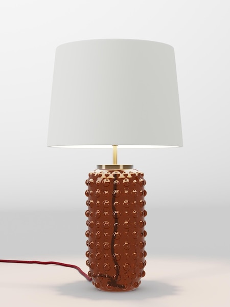 Mid Natural Velvet Lamp Shade (AR4088_F68888) | £52