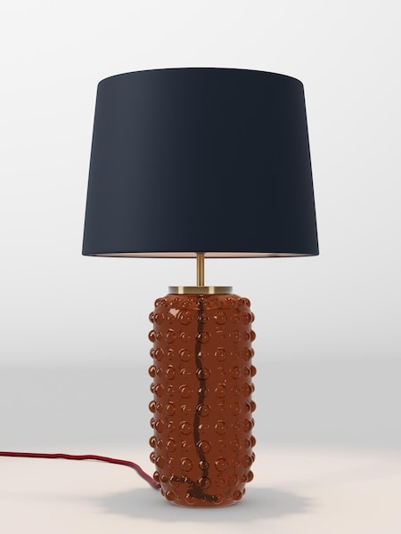 Navy Blue Velvet Lamp Shade (AR4088_F68891) | £52
