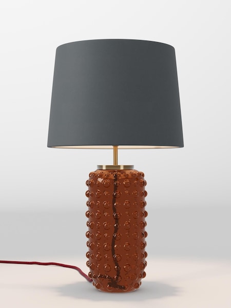 Charcoal Grey Velvet Lamp Shade (AR4088_F68892) | £52