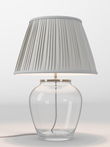 Silver Grey Pleated Lamp Shade (AR4089_AR8409) | £85
