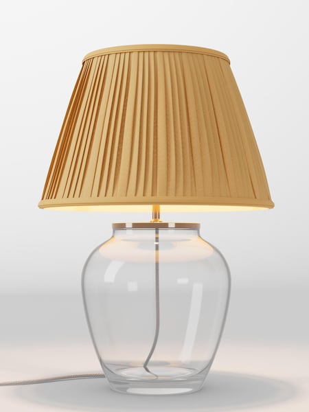Ochre Yellow Pleated Lamp Shade (AR4089_AR8410) | £85