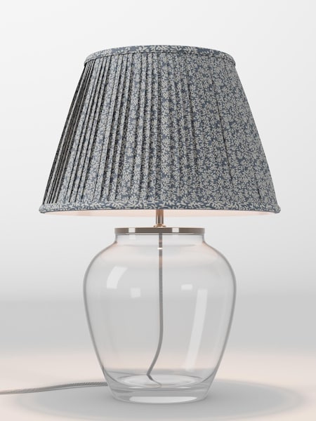 Blue Floral Pleated Lamp Shade (AR4089_AR8412) | £85
