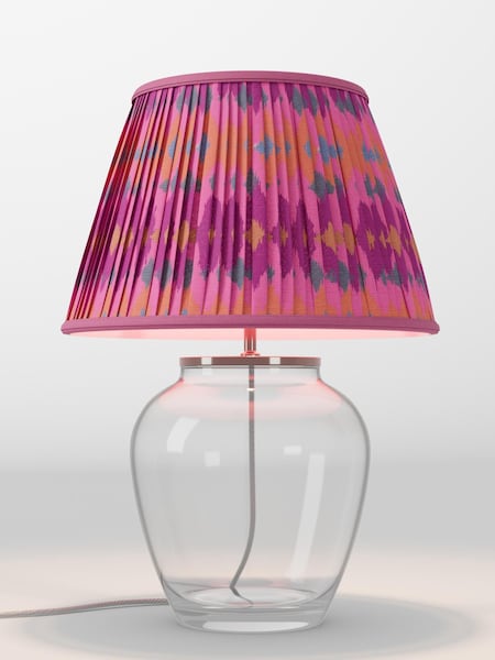 Pink Ikat Pleated Lamp Shade (AR4089_AR8414) | £85