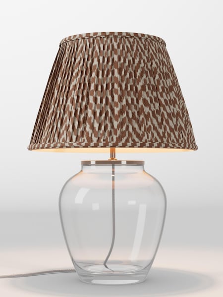 Amber Orange Mosaic Pleated Lamp Shade (AR4089_AR8420) | £85