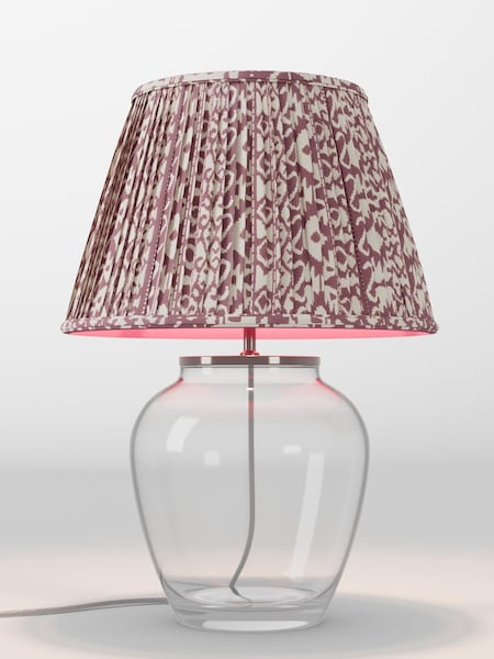 Berry Red Geo Pleated Lamp Shade (AR4089_AR8423) | £85