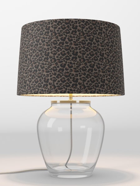 Leopard Print Velvet Lamp Shade (AR4089_F20714) | £85