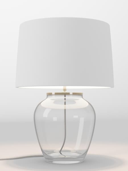 Ivory White Plain Lamp Shade (AR4089_F68872) | £85