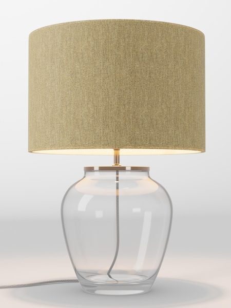 Ochre Yellow Tweedy Lamp Shade (AR4089_F68885) | £85