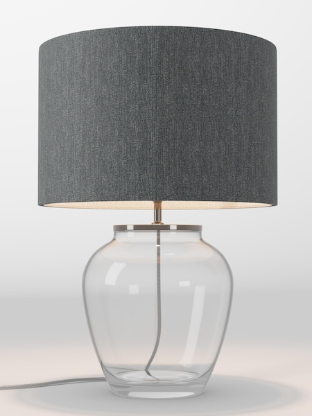 Charcoal Grey Tweedy Lamp Shade (AR4089_F68887) | £85