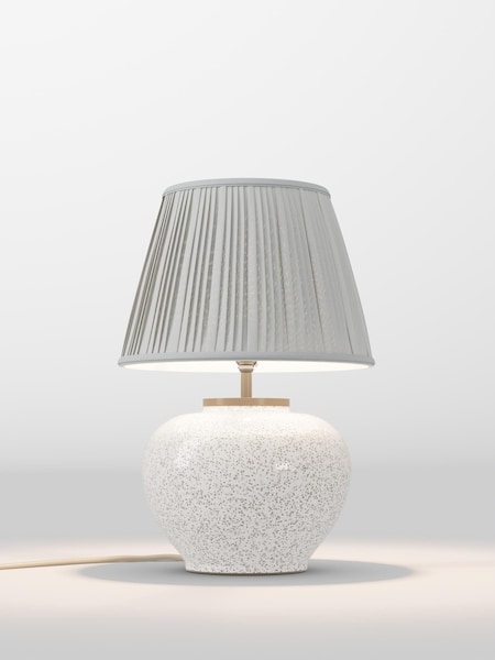 Silver Grey Pleated Lamp Shade (AR4098_AR8409) | £70