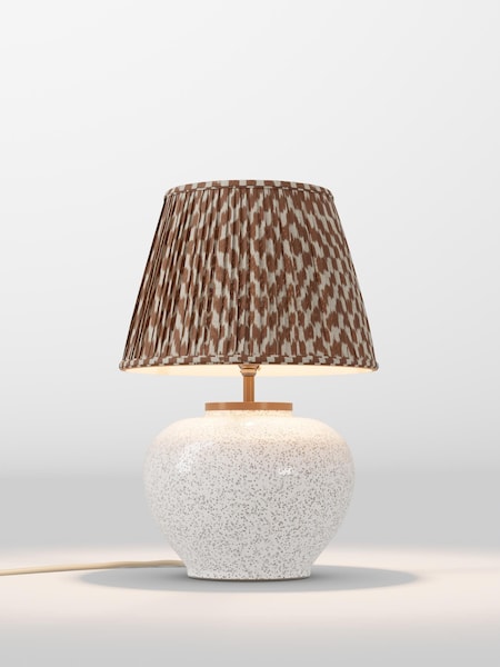 Amber Orange Mosaic Pleated Lamp Shade (AR4098_AR8420) | £70