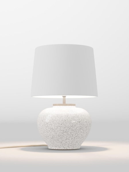 Ivory White Plain Lamp Shade (AR4098_F68872) | £70