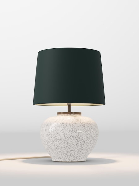 Green Velvet Lamp Shade (AR4098_F68890) | £70