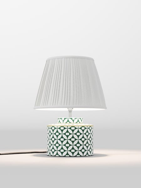 Ivory White Pleated Lamp Shade (AR4136_AR8407) | £50