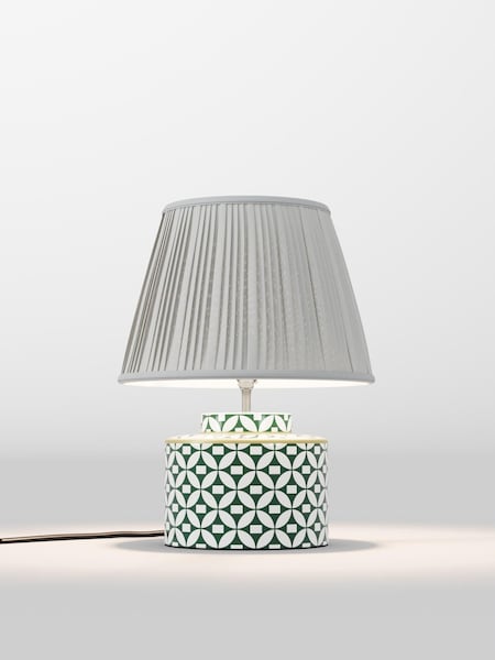 Silver Grey Pleated Lamp Shade (AR4136_AR8409) | £50