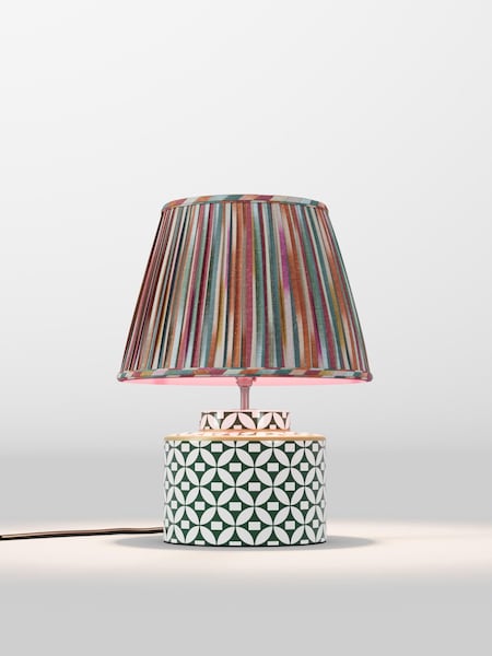 Red Stripes Pleated Lamp Shade (AR4136_AR8421) | £50