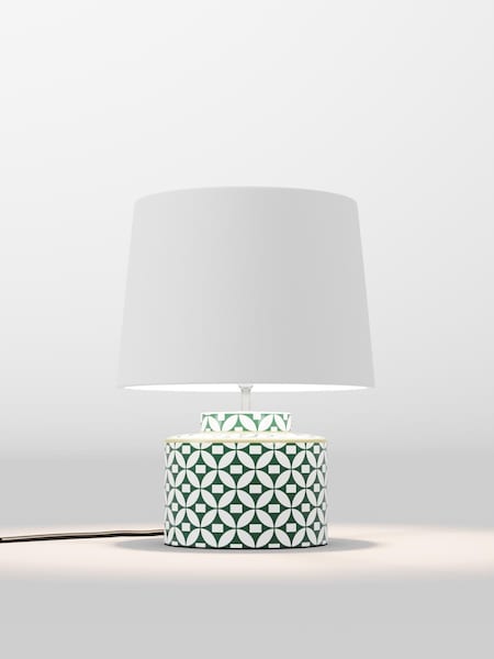 Ivory White Plain Lamp Shade (AR4136_F68872) | £50