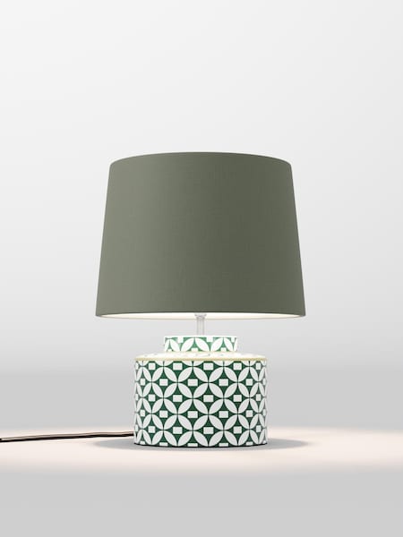 Moss Green Plain Lamp Shade (AR4136_F68877) | £50