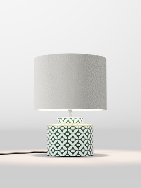 Natural Boucle Lamp Shade (AR4136_F68881) | £50
