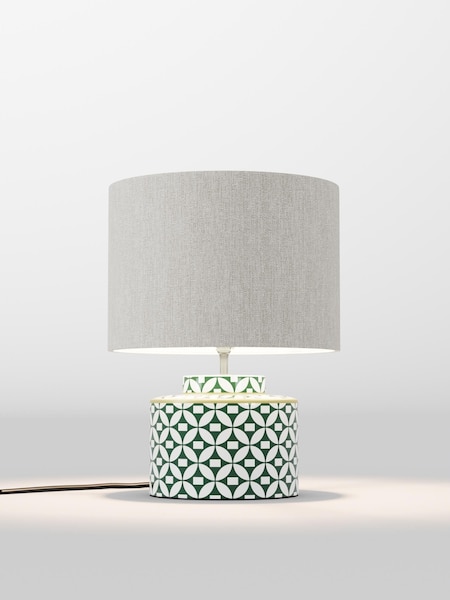 Natural Tweedy Lamp Shade (AR4136_F68884) | £50