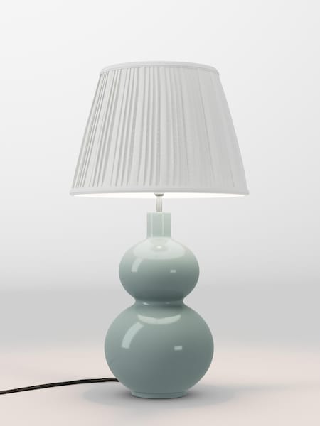 Ivory White Pleated Lamp Shade (AR4139_AR8407) | £70