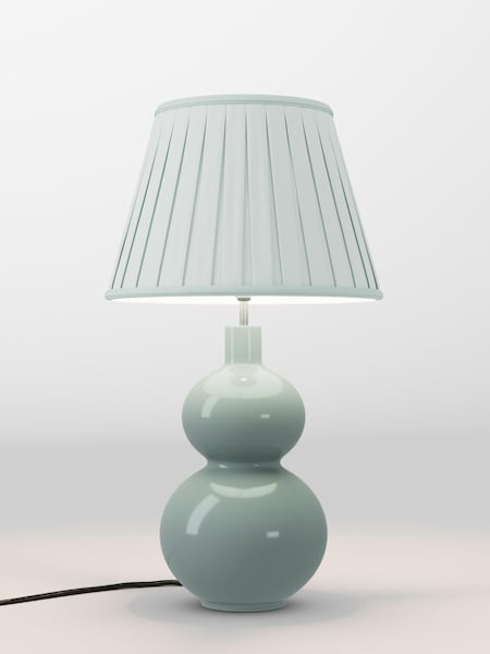 Green Box Pleated Lamp Shade (AR4139_F48627) | £70