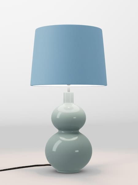 Blue Plain Lamp Shade (AR4139_F68876) | £70
