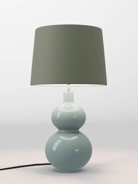 Moss Green Plain Lamp Shade (AR4139_F68877) | £70