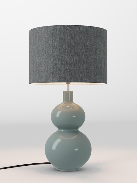 Charcoal Grey Tweedy Lamp Shade (AR4139_F68887) | £70