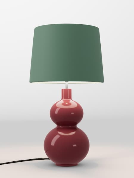 Green Plain Lamp Shade (AR4140_F68880) | £70
