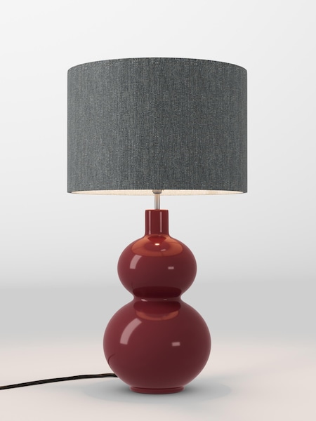 Charcoal Grey Tweedy Lamp Shade (AR4140_F68887) | £70