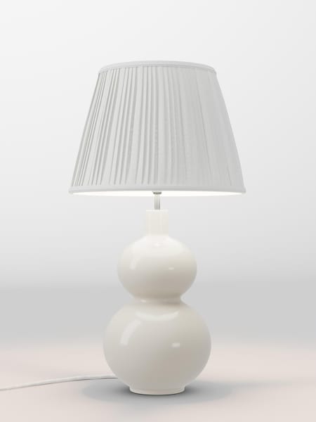 Ivory White Pleated Lamp Shade (AR8591_AR8407) | £70
