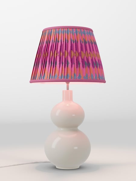 Pink Ikat Pleated Lamp Shade (AR8591_AR8414) | £70
