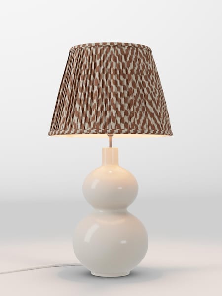 Amber Orange Mosaic Pleated Lamp Shade (AR8591_AR8420) | £70
