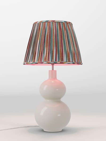 Red Stripes Pleated Lamp Shade (AR8591_AR8421) | £70