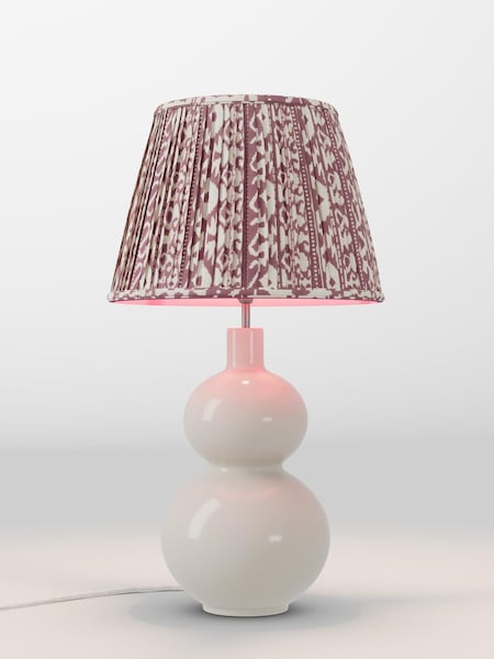 Berry Red Geo Pleated Lamp Shade (AR8591_AR8423) | £70