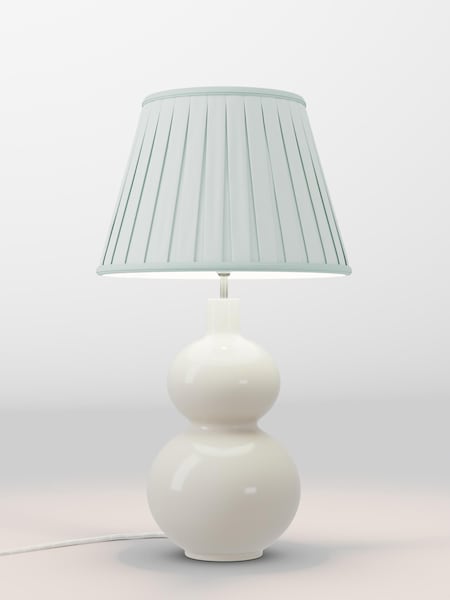 Green Box Pleated Lamp Shade (AR8591_F48627) | £70